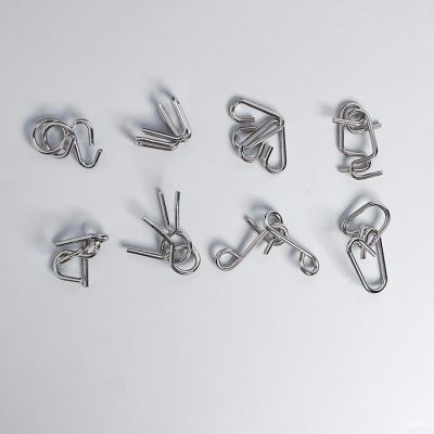 Головоломка металлическая "Военная техника" набор 8 шт.