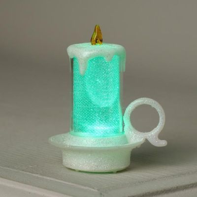 Набор светодиодных фигур «Свеча в чашке» 7 × 8 × 6 см, пластик, батарейки AG13х3, свечение мульти (RGB)