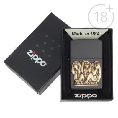 Зажигалка ZIPPO 29409 Classic с покрытием Black Matte