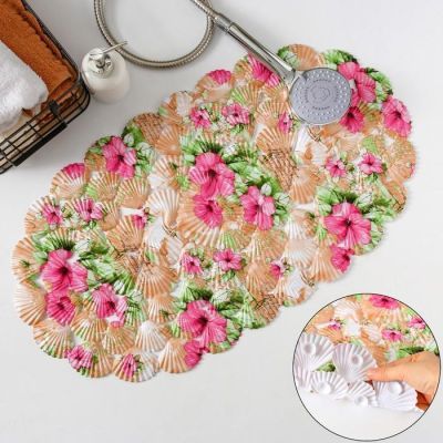 SPA-коврик для ванны Доляна «Цветник», 35×67 см