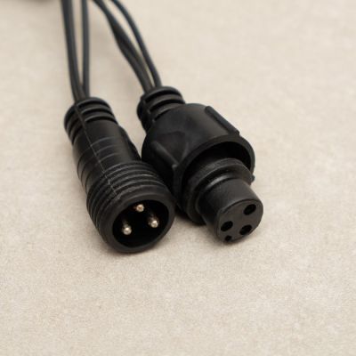 Гирлянда «Сеть» 2 × 1.5 м, IP44, УМС, тёмная нить, 192 LED, свечение синее, 220 В