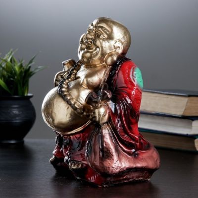 Копилка "Будда с посохом" 22х15см