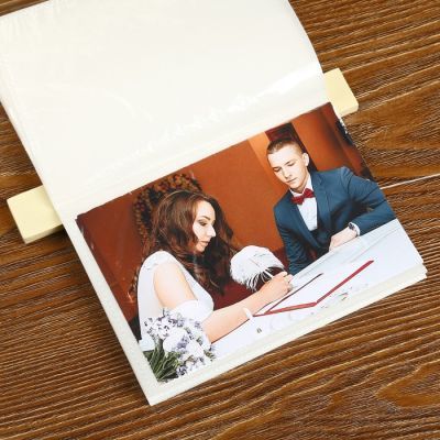 Фотоархив на 96 фото "Семья, дом" кремовый 20х16х12 см