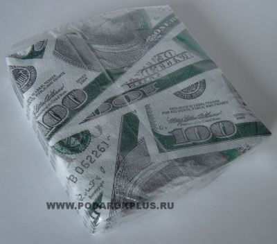 Салфетки бумажные «Баксы»
