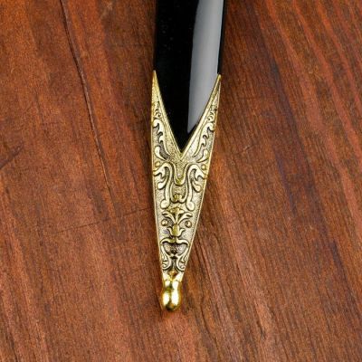 Сувенирное изделие кортик, на рукояти львы 40 см металл,пластик