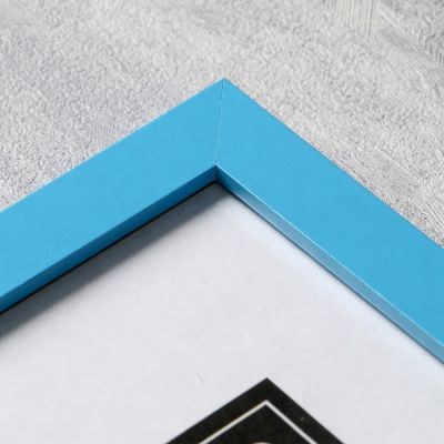 Фоторамка МДФ 21х30 см, №6, ширина 18 мм, толщина 12 мм, синий