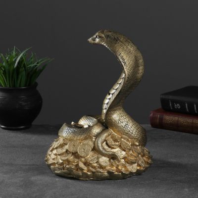 Копилка"Кобра на деньгах" 25х18х20см