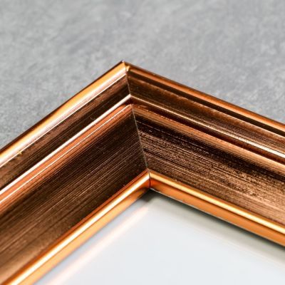 Фоторамка пластик 30х40 "Оливия" медная 46х36х1,7 см