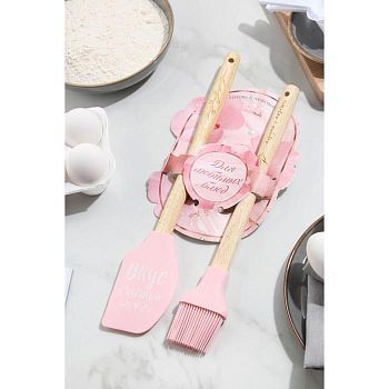 Набор лопаток из силикона  «Роза»