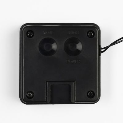 Гирлянда «Нить» 4.5 м с насадками «Колокольчики», IP44, тёмная нить, 30 LED, свечение жёлтое/аквамарин, 2 режима, солнечная батарея