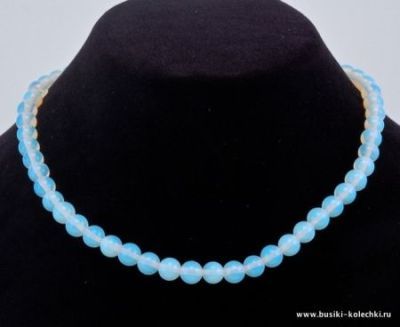 Бусы Лунный Камень "Классика №8" арт.НЛК-1(8)-45-1