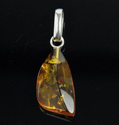 Кулон Янтарь "Золотой дождь" арт.ЯК-075