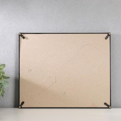 Фоторамка пластик на 5 фото, чёрный МИКС