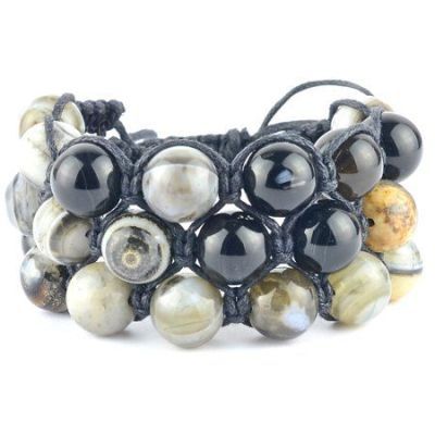 Браслет Агат  "Шамбалла 3-10" арт. бП1885