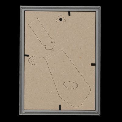 Фоторамка пластик 15х21 см серебро