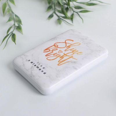 Набор флеш-карта, ежедневник, внешний аккумулятор 5000 mAh «Вдохновение», 21,5 х 21,5 см