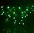 Гирлянда уличная "Бахрома" (Ш:4 м, В:0,6 м, нить силикон, зеленый)