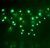 Гирлянда уличная "Бахрома" (Ш:4 м, В:0,6 м, нить силикон, зеленый)