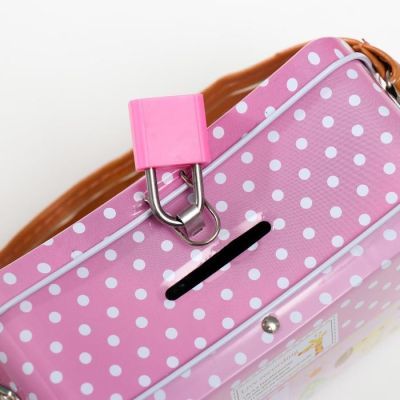 Копилка металл "Сумочка со зверятами" МИКС 8,5х14,5х6,5 см