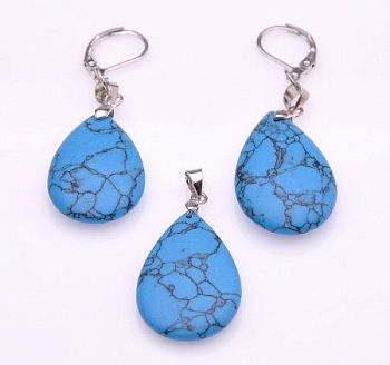 Комплект прес. бирюза "Адель" арт.КП059