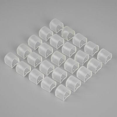 Заглушка для D-образного неона, 16х16 мм, фасовка 25 шт