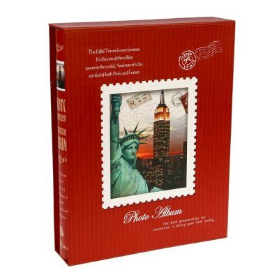 Фотоальбом на 200 фото 13х18 см "Мост" в коробке МИКС 29,5х23х5,5 см