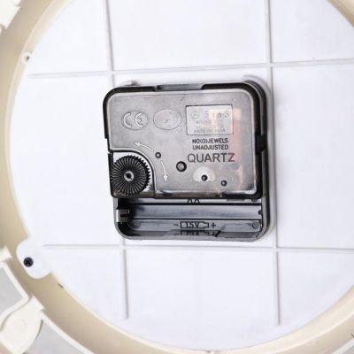 Часы настенные, серия: Фото, "Сердце", 4 фоторамки 10х15, 10х10 см, d=14.4 см, плавный ход