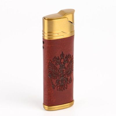 Зажигалка газовая "Герб", пьезо, 1х2,5х7,5см