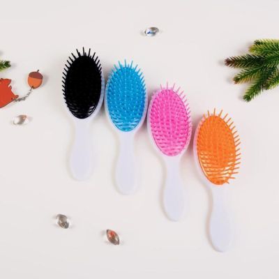 Расчёска массажная, 4,5 × 17 см, рисунок МИКС