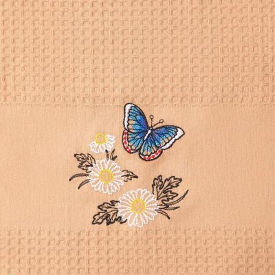 Набор вафельных полотенец Полет бабочек 33х60 см, 100% хл, 2 шт