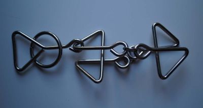 Головоломка металлическая-3