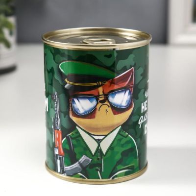 Носки в банке "Суровому мужику" (мужские, цвет микс)