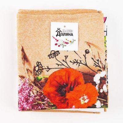 Набор полотенец кух. "Доляна" Любимая бабушка 35х60см-4шт, 100% хл