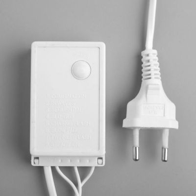 Гирлянда «Нить» 10 м, IP44, белая нить, 100 LED, свечение мульти, 8 режимов, 220 В