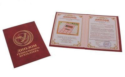 Диплом гениального бухгалтера