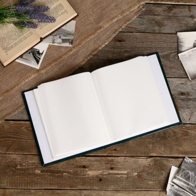 Фотоальбом Fotografia на 100 фото, 15x21 см "Классика" зелёный