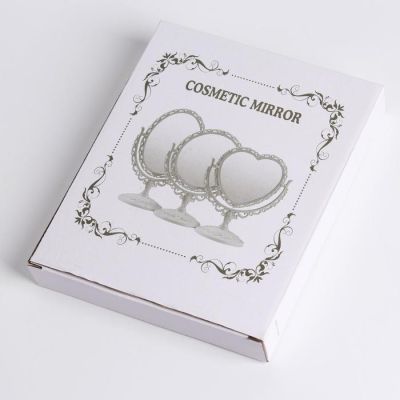 Зеркало настольное, с увеличением, d зеркальной поверхности 12,5 см, цвет чёрный