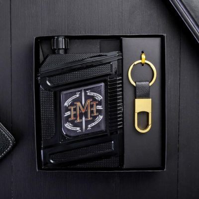 Фляжка с брелоком «Настоящий мужчина», 240 мл