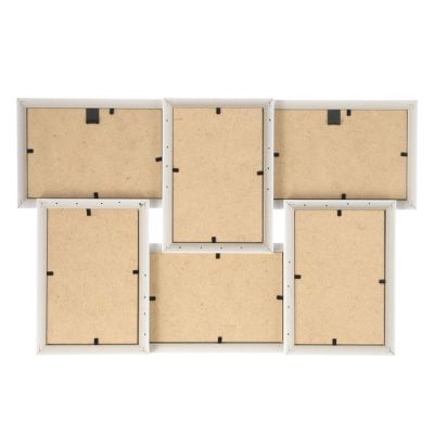 Фоторамка "Белая" 29х45 см на 6 фото 10х15 см