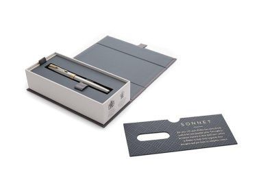 F 527 перьевая ручка Parker Sonnet St.Steel GT (арт-1931504)