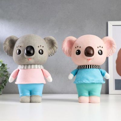 Копилка полистоун "Коала в свитере" МИКС 21,5х17х10 см