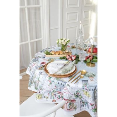 Скатерть "Этель" Circus show d=220см +/-3см, 100% хл, саржа 190 гр/м2