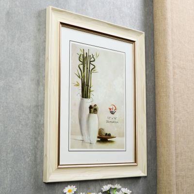 Фоторамка пластик 30х40 "Марселье" светлый беж 47х37х2 см