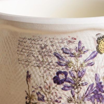 Кашпо "Ботаника" рельефное, микс 0,4 л