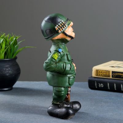 Копилка "Солдат" 9х8х23см