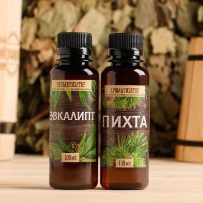 Ароматическое масло 100 мл "Самому лучшему банщику", эвкалипт, пихта