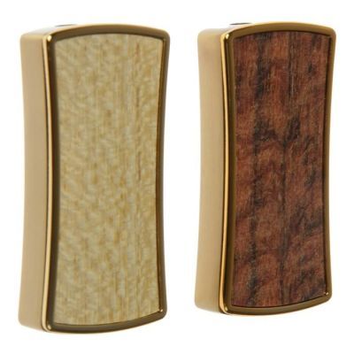 Зажигалка газовая, с вогнутыми боками, декоративная вставка, микс, 3х6.5 см