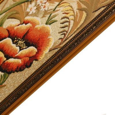 Гобеленовая картина "Маки и пижма" 28х110 см