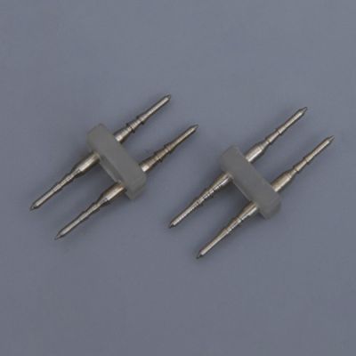 Коннектор для неона 12x24 мм, 2W, L - внутренний угол, с иглой