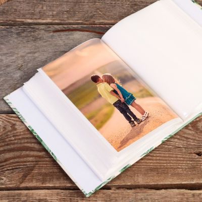 Фотоальбом на 100 фото 10х15 см "Пальмовые листья" МИКС 16,5х12,5х5 см